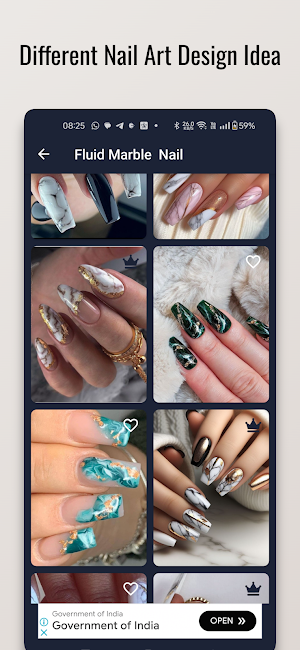 Fluid Marble Nail Art Design Screenshot 0