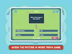 Guess The Picture Quiz Games - Guess Word Kids App Screenshot 0
