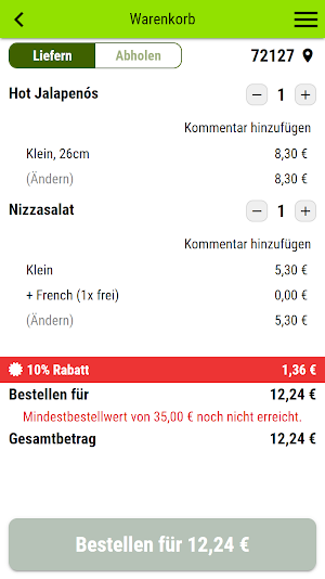 Pizza Planet Reutlingen Screenshot 1