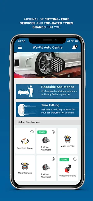 We-Fit Auto Centre Tyres Screenshot 0