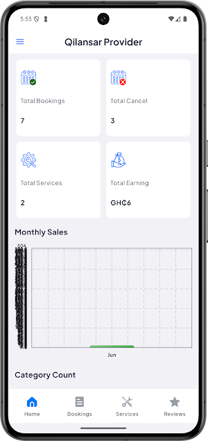 Qilansar Provider Screenshot 1