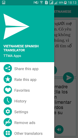 Vietnamese Spanish Translator Screenshot 3