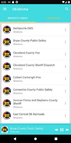Oklahoma police, fire and EMS radios Screenshot 0
