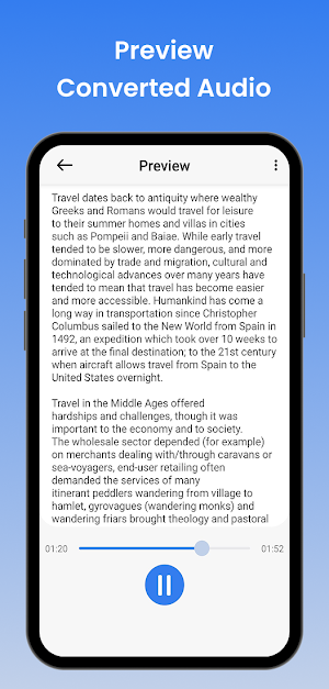 Text Speaker - Text to Speech Screenshot 1