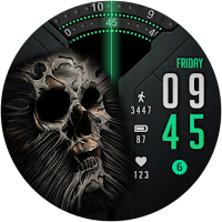 A 3D Skull Watch Face