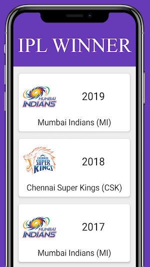 IPL 2020 Schedule, Point Table and Players List Screenshot 2