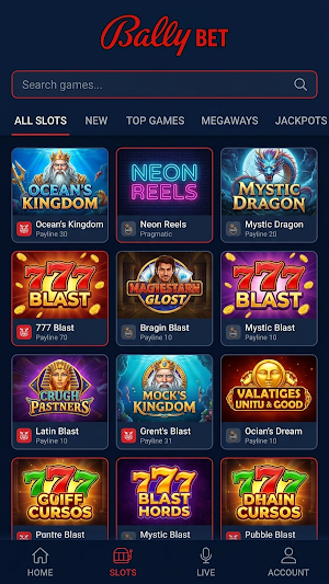 Bally Bet App Screenshot 3