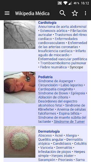 WikiMed - Wikipedia Médica Offline Screenshot 0