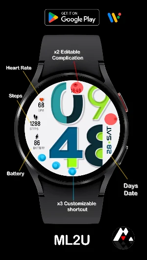 ML2U 514 Watch Face Screenshot 1