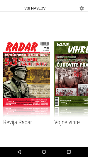 Revija RADAR Screenshot 0