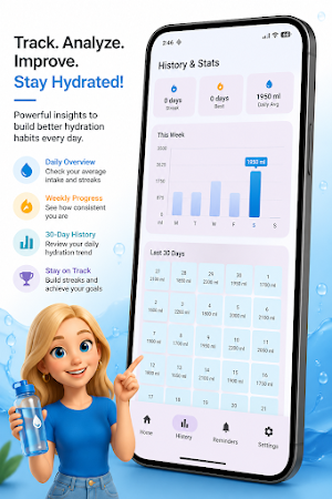 HydroTrack – Water Reminder Screenshot 3