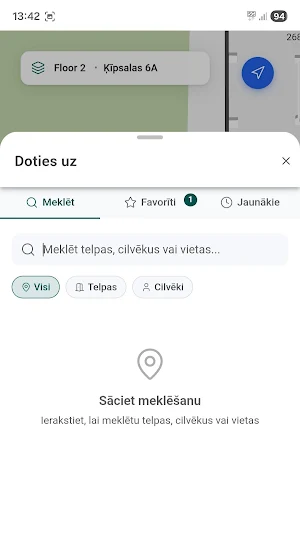Stride Navigation Screenshot 2