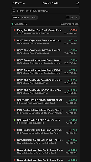 Fund Vista Screenshot 3