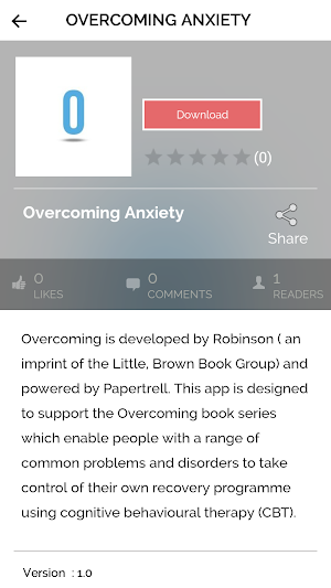 Overcoming Anxiety Screenshot 2