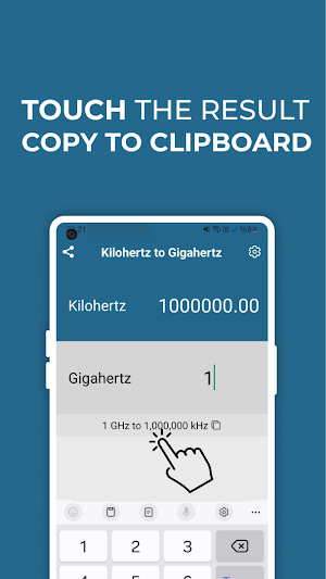 Kilohertz to Gigahertz Convert Screenshot 2