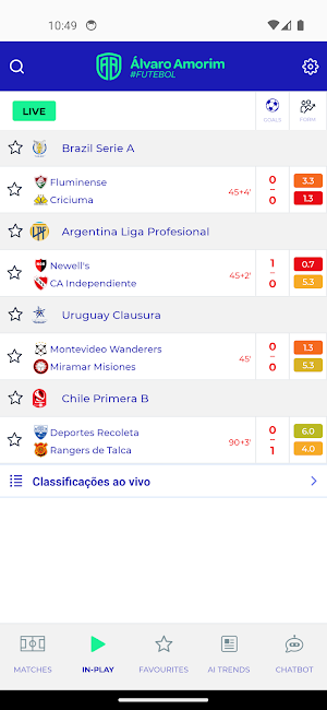 AA FUTEBOL Screenshot 2