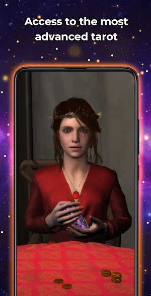 Tarot Reader in 3D - Free Tarot Drawing Screenshot 2