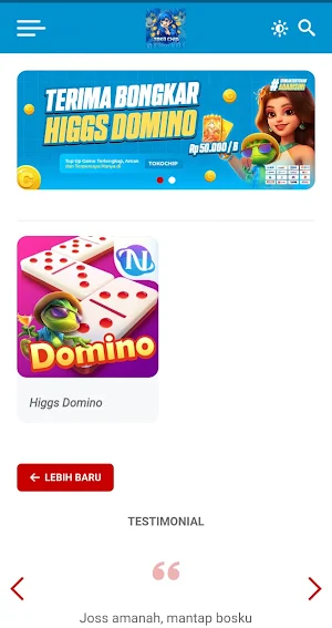 Koin Topup - Jual Beli Chip Screenshot 0