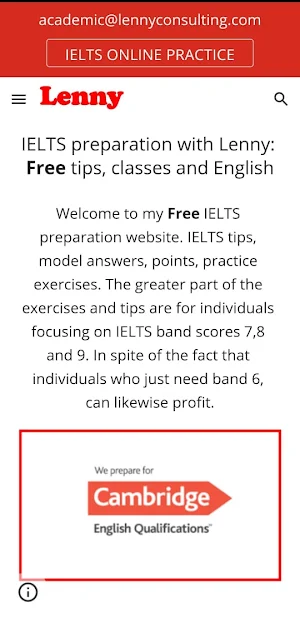 Lenny IELTS Screenshot 1