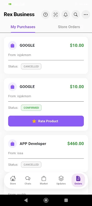 Rex Business Screenshot 2