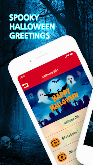Halloween Cards Wishes GIFs Screenshot 0