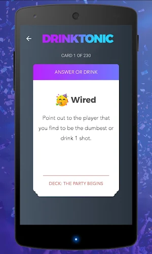 Drinktonic - Drinking Game Screenshot 2