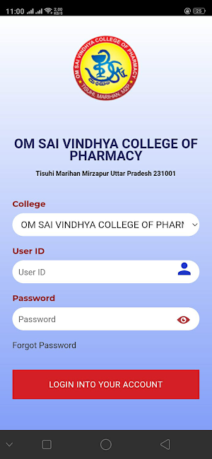 OM SAI VINDHYA COLLEGE Screenshot 0