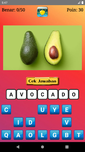 Tebak Buah Bahasa Inggris Screenshot 0