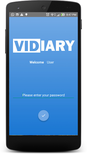 Vidiary - Personal Video Diary Screenshot 0