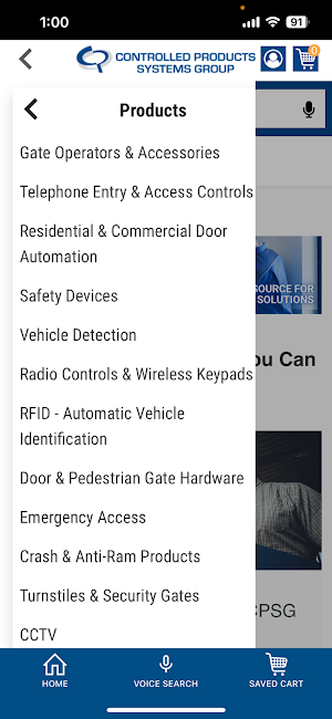 Controlled Products (CPSG) Screenshot 2