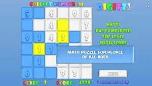 Lines of Digits: Fun Math Game Screenshot 0