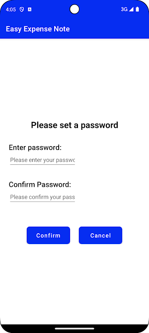 Easy Expense Note Screenshot 1