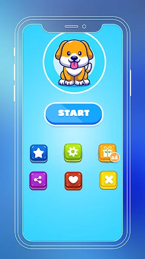 Fake Call Cute Dog Game Screenshot 0