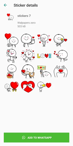 LoveStick - WASticker Screenshot 1