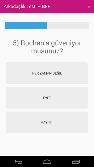 Arkadaşlık Testi  - BFF Testi Screenshot 2