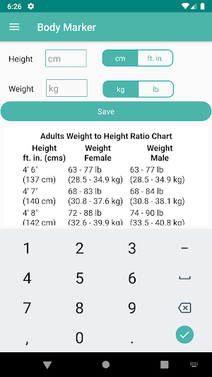Body Marker Screenshot 3