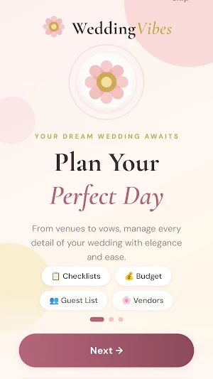 Wedding Vibes: Wedding Planner Screenshot 1