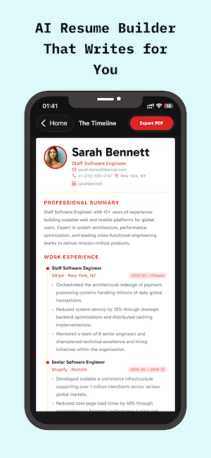 CV Maker - Easy Resume Editor Screenshot 1