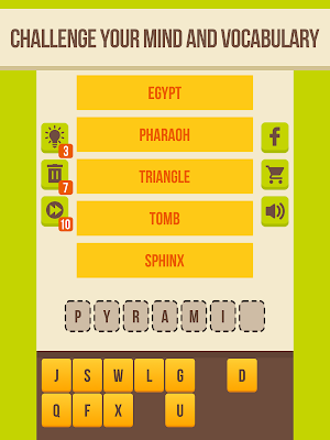 Guess the word - 5 Clues, word games for free Screenshot 2