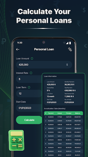 Loan Tool: EMI Loan Calculator Screenshot 0