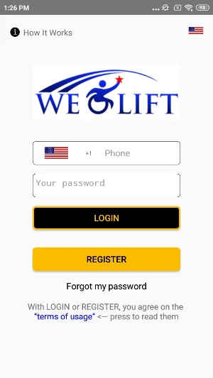 WELIFT RIDESHARE Screenshot 0