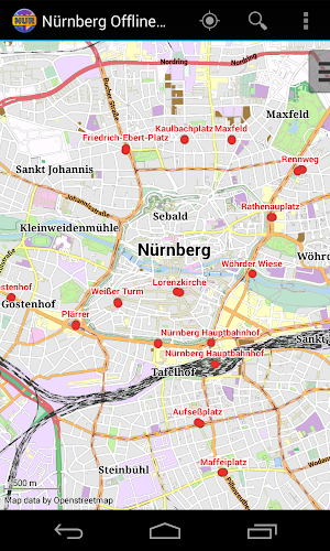 Nuremberg Offline City Map Screenshot 0