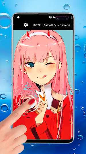 Zero Two Cute Anime Darling 4K Live Wallpaper Screenshot 3