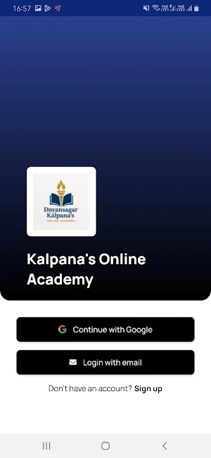 Kalpana's Online Academy Screenshot 0