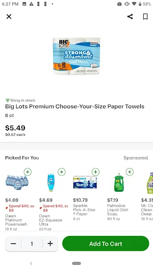 Big Lots: Fast Delivery Screenshot 2
