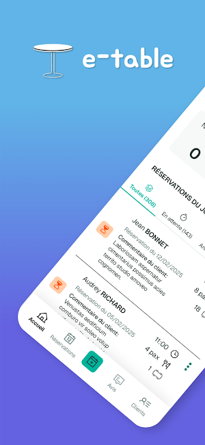 E-table Screenshot 0