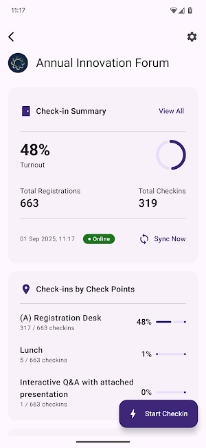 Check-In by Nunify Screenshot 1