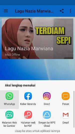 Lagu Nazia Terdiam Sepi Ofline Screenshot 2
