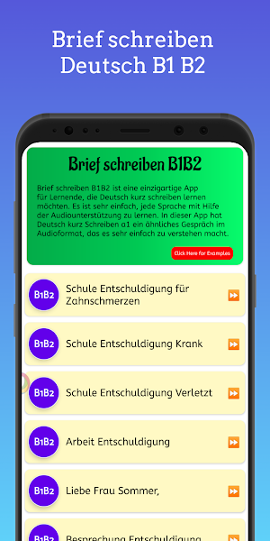 Brief schreiben Deutsch B1 B2 Screenshot 3