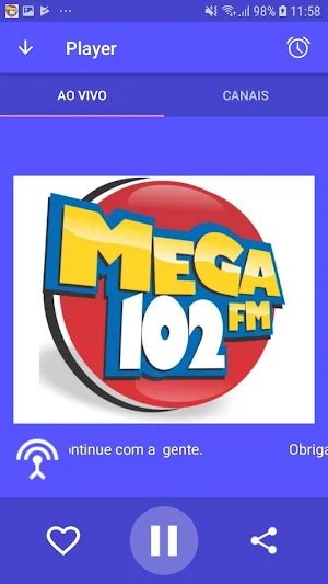 Mega 102 FM Screenshot 0